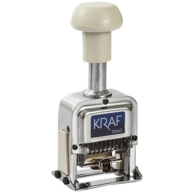 Kraf Otomatık Numarator Kasesı  6 Hanelı N:506G - 1