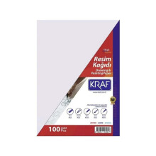 Kraf Resim Kağıdı 25x35 cm 100'lü - Kraf