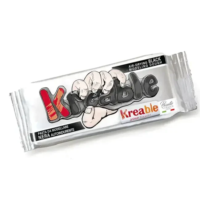 Kreable Hava İle Kuruyan Seramik Hamuru 500 gr Siyah 0620.S00 - 1