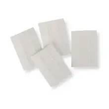 Kumaş Çizgi Sabunu 3x4 cm Beyaz 4'lü - 1