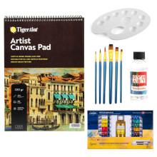 Ladoga Canvas Pad Yağlı Boya Seti 18 ml 12'li - Gvn Art