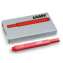 Lamy T10 Mürekkep Kartuşu 5’li Kutu Kırmızı - Lamy
