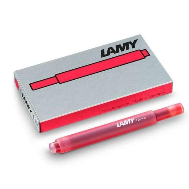 Lamy T10 Mürekkep Kartuşu 5’li Kutu Mercan - 1