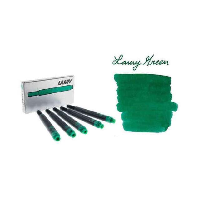 Lamy T10 Mürekkep Kartuşu 5’li Kutu Yeşil - 1