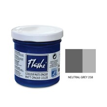 Lefranc Akrilik Boya Flashe 125Ml Opak N:258 Neutral Grey - Lefranc Bourgeois