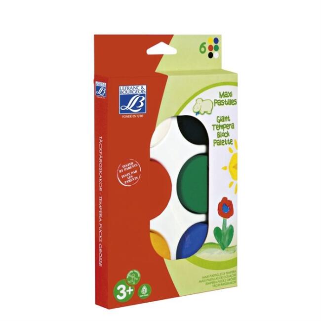 Lefranc & Bourgeois Çocuk Sulu Boya Büyük Boy 6’lı - 1