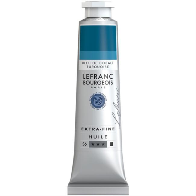 Lefranc & Bourgeois Extra-Fine Yağlı Boya 40 ml Seri 6 Cobalt Blue Turquoise 905 - 1
