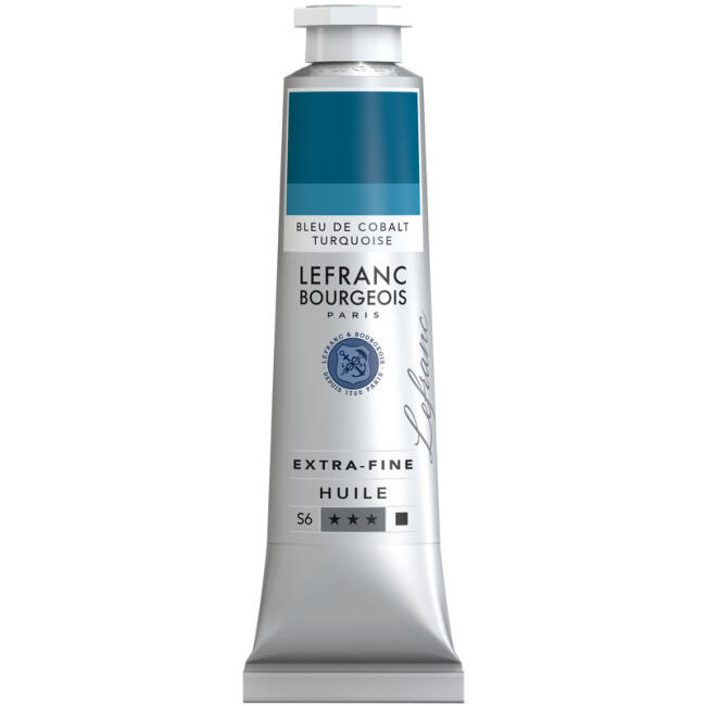 Lefranc & Bourgeois Extra-Fine Yağlı Boya 40 ml Seri 6 Cobalt Blue Turquoise 905 - 2