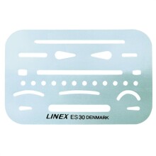 Linex Metal Silgi Şablonu N:Es30 - LINEX