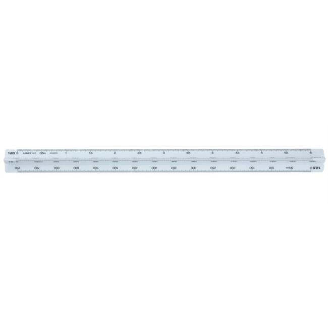 Linex Üçgen Olceklı Cetvel 30Cm 1/20-1/25-1/50 N:321 - 2