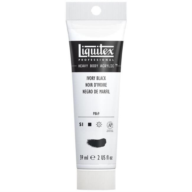 Liquitex Akrilik Heavy Body 59Ml S:1 Ivory Black - 3