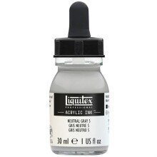 Liquitex Akrilik Mürekkep 30 ml Neutral Gray - LIQUITEX