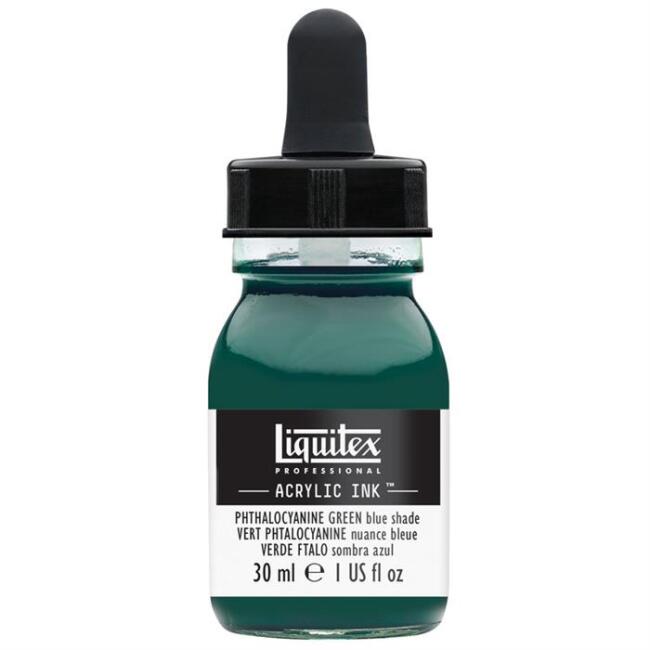 Liquitex Akrilik Mürekkep 30 ml Phtalacyanine Green (Blues) - 1