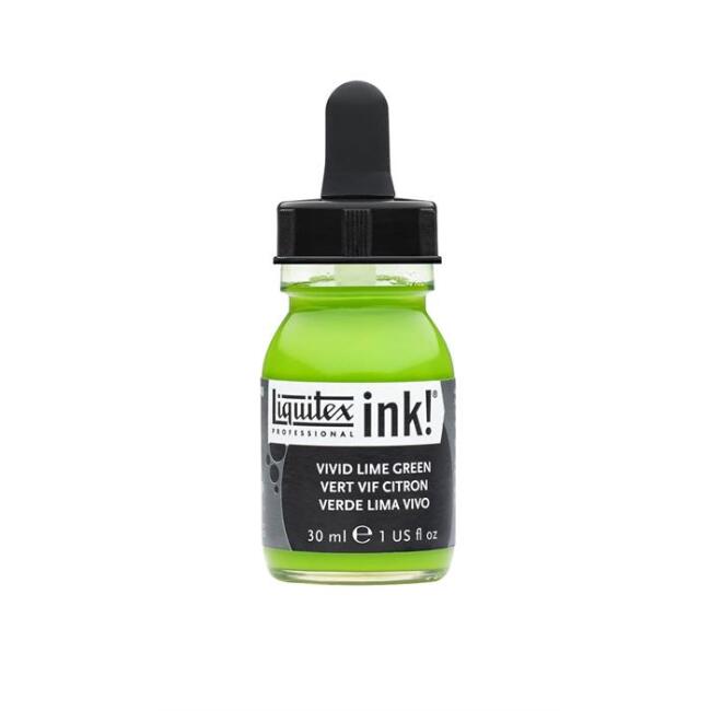 Liquitex Akrilik Mürekkep 30 ml Vivid Lime Green - 1