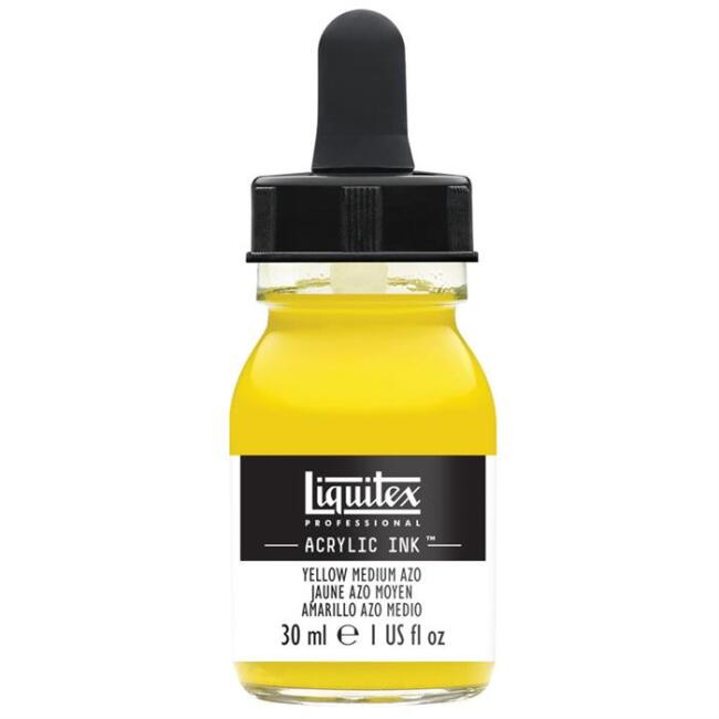 Liquitex Akrilik Mürekkep 30 ml Yellow Medium Azo - 1
