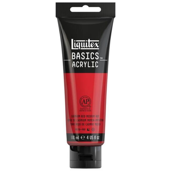 Liquitex Basics Akrilik Boya 118 ml Cadmium Red Medium Hue 151 - 1