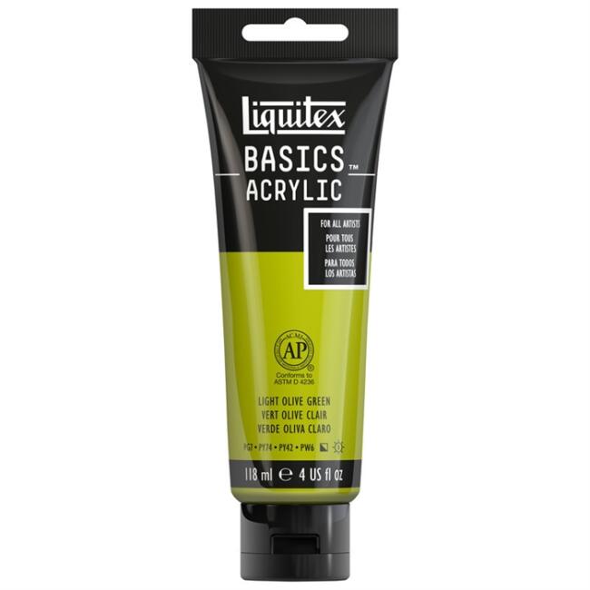 Liquitex Basics Akrilik Boya 118 ml Light Olive Green 218 - 3