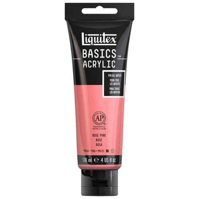 Liquitex Basics Akrilik Boya 118 ml Rose Pink 48 - 3