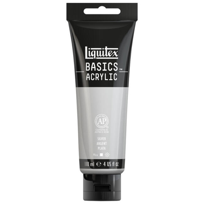 Liquitex Basics Akrilik Boya 118 ml Silver 236 - 2