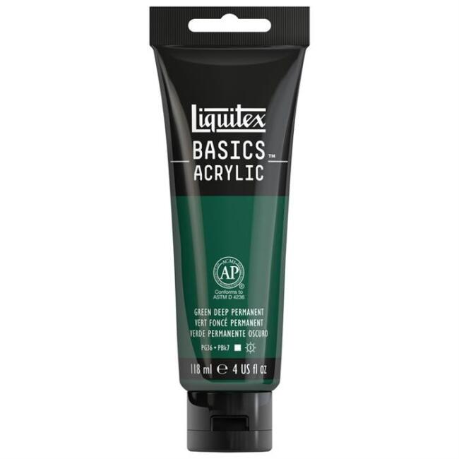 Liquitex Basics Akrilik Boya 118 ml Green Deep 350 - 5