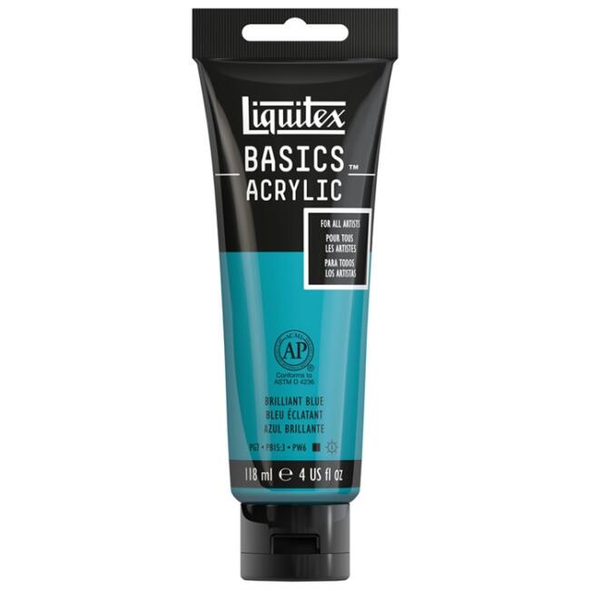 Liquitex Basics Akrilik Boya 118 ml Brillant Blue 570 - 3