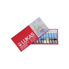 Lukas Aquarell Studio Tüp Sulu Boya 12 ml 12’li Set - Lukas