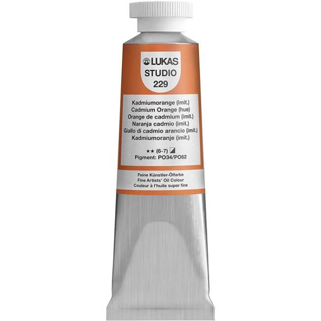 Lukas Studio Yağlı Boya 37 ml Cadmium Orange Hue 229 - 1