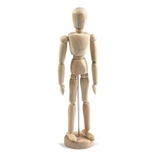 Lutart Ahşap Model Manken 14 cm - 