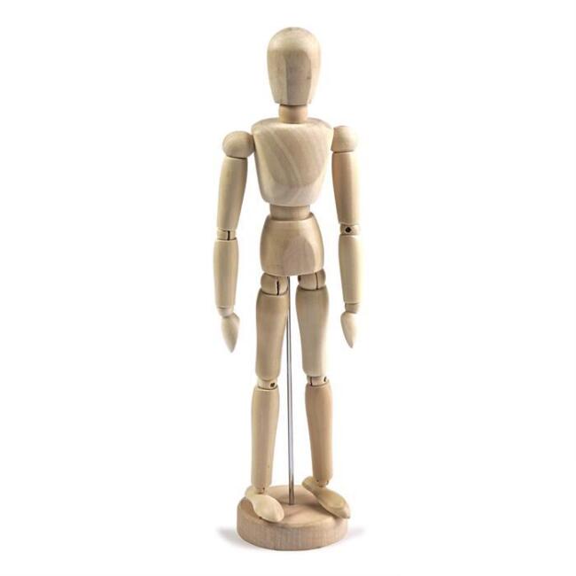 Lutart Ahşap Model Manken 14 cm - 1