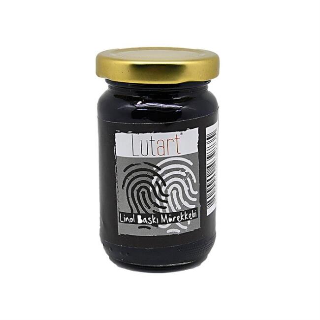 Lutart Linol Baskı Mürekkebi 100 ml Siyah - 1