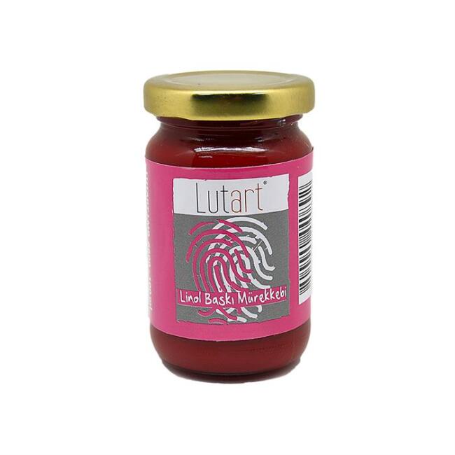 Lutart Su Bazlı Linol Baskı Mürekkebi 100 ml Magenta - 1