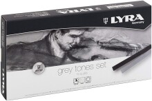 Lyra Hi-Quality Gri Tonları Pastel Seti 12’li - Lyra (1)