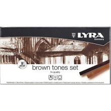 Lyra Polycrayons Soft Kahverengi Tonlar 12 Renk - 3