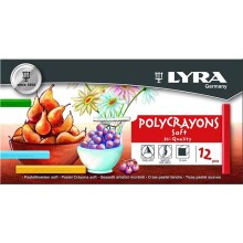 Lyra Polycrayons Soft Toz Pastel 12 Renk - Lyra
