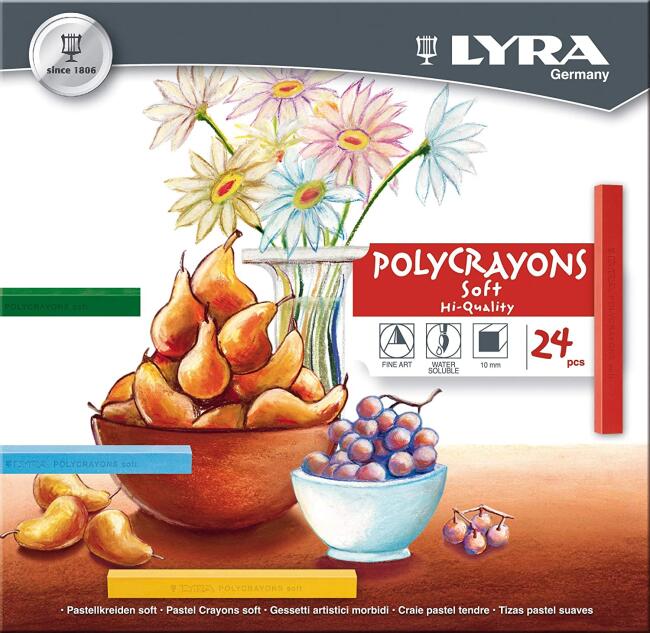 LYRA Polycrayons Toz Pastel 24’lü Kutu - 3