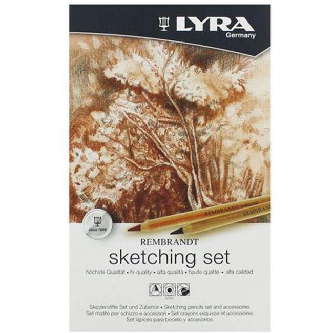 Lyra Rembrandt Metal Kutu SketchingSet 11’li - 1