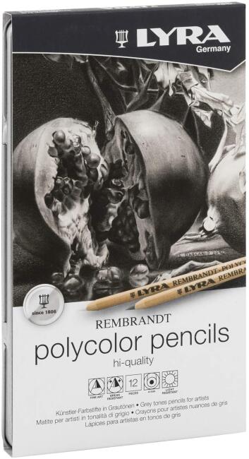 Lyra Rembrandt Polycolor Kuru Boya 12’l Metal Kutu - 3
