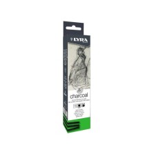 Lyra Thin Charcoal Doğal Füzen 3-4 mm 15’li - Lyra