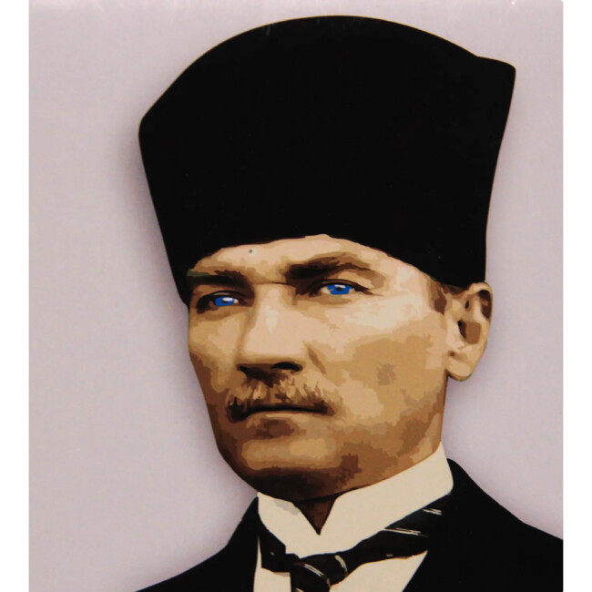 Magic Art Sayılarla Boyama Tuval 40x50 cm Atatürk - MAGİC ART