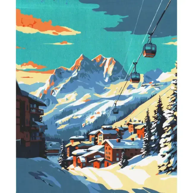 Magic Art Sayılarla Boyama Tuval 40x50 cm Erciyes - 1