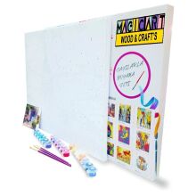 Magic Art Sayılarla Boyama Tuval 40x50 cm Huzurlu Bahçe - 3