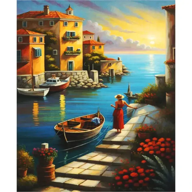 Magic Art Sayılarla Boyama Tuval 40x50 cm İtalya - Magic Art