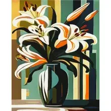 Magic Art Sayılarla Boyama Tuval 40x50 cm Orkide - 1