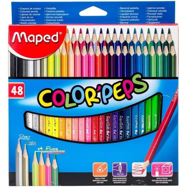 Maped Color Peps 48 Renk Kuru Boya - 1