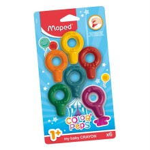 Maped Color Peps Bebek Crayon 6 Renk - Maped