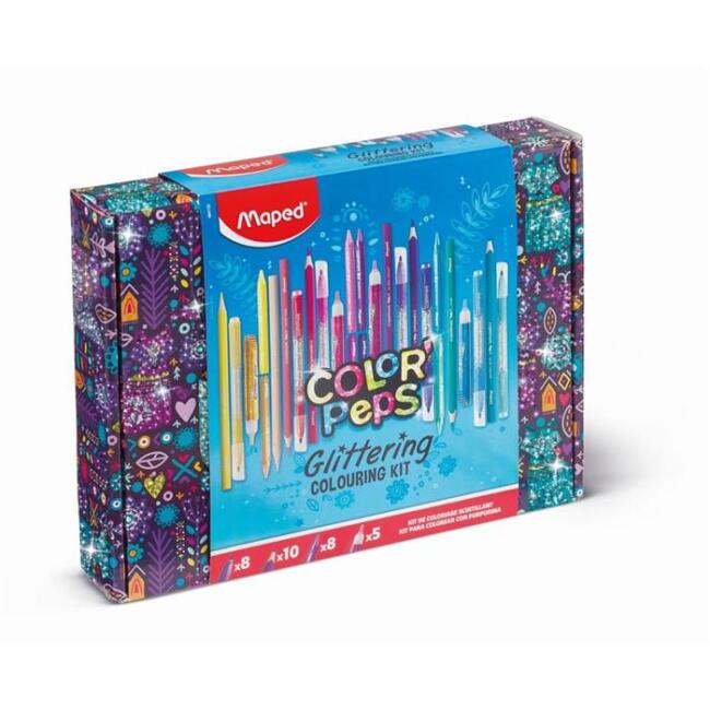 Maped Color Peps Glitter Colouring Kit N:984722 - 1