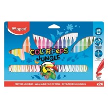 Maped Color Peps Jungle Keçeli Kalem 24 Renk N:845422 - Maped