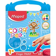 Maped Color’Peps Parmak Boyası 80 g 4’lü - Maped