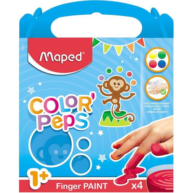Maped Color’Peps Parmak Boyası 80 g 4’lü - 1