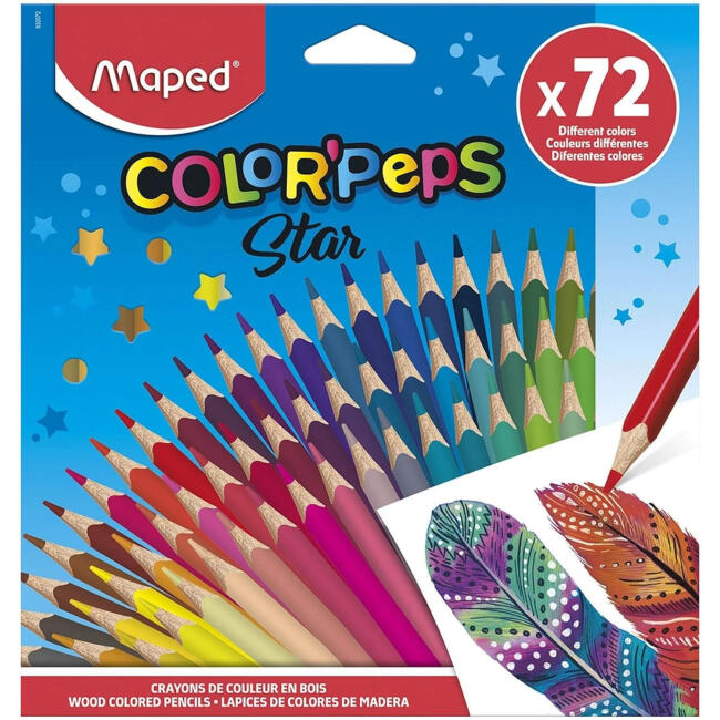 Maped Color'Peps Star Kuruboya Seti 72'li FR83207203 - 1